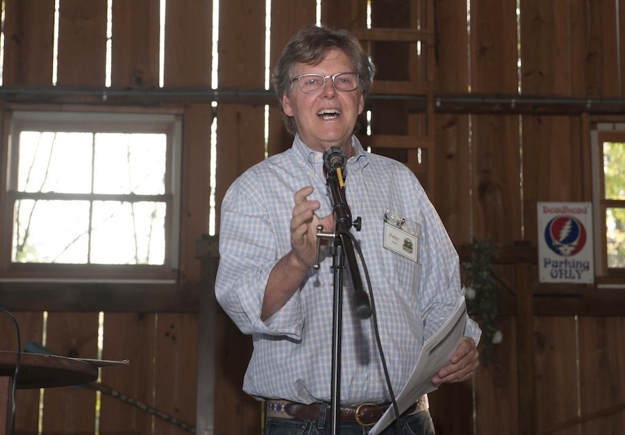 Peter Weeks at annual meeting
